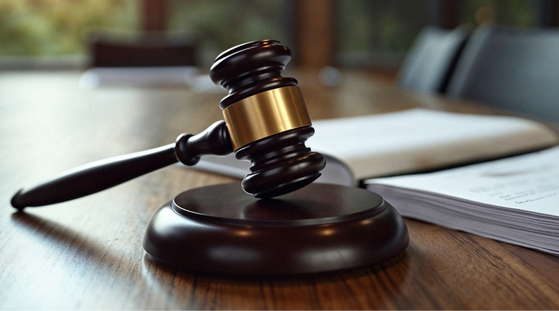 Gavel on Desk