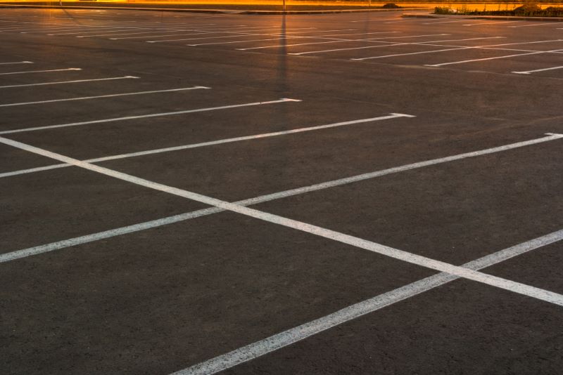 empty parking lot